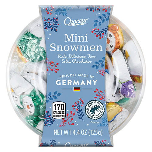 Choceur Solid Milk Chocolate Snowmen